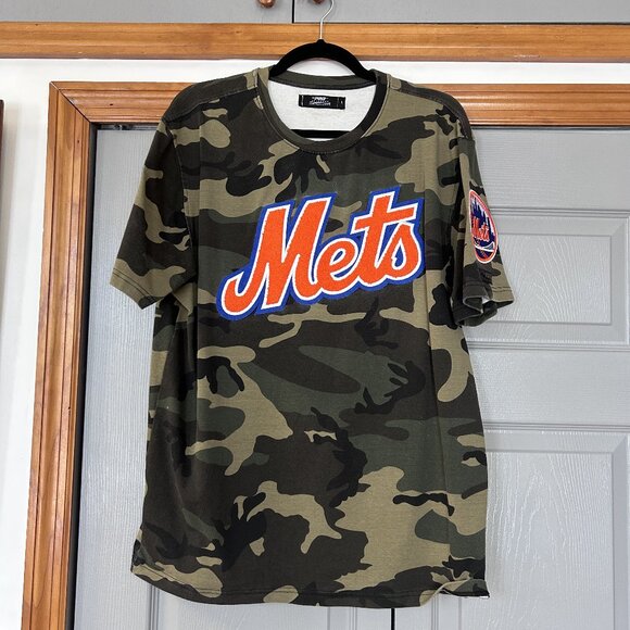 New York Mets Pro Standard Men's Size L Camo Shirt - Picture 1 of 3